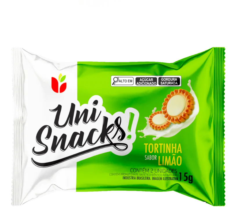 Tortinha Sabor Limão 15g